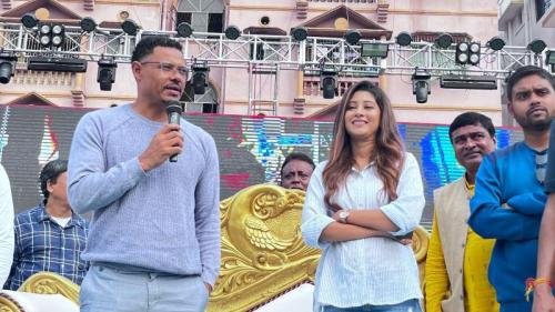 হরিনাভি মাঠে মোহনবাগান এর প্রাক্তন তারকা ফুটবলার ব্যারেটো  II ছবি- ৩