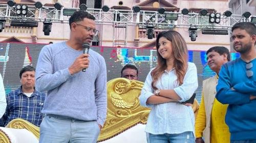 হরিনাভি মাঠে মোহনবাগান এর প্রাক্তন তারকা ফুটবলার ব্যারেটো  II ছবি- ২