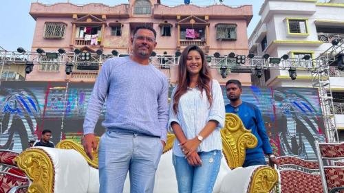 হরিনাভি মাঠে মোহনবাগান এর প্রাক্তন তারকা ফুটবলার ব্যারেটো  II ছবি- ৪